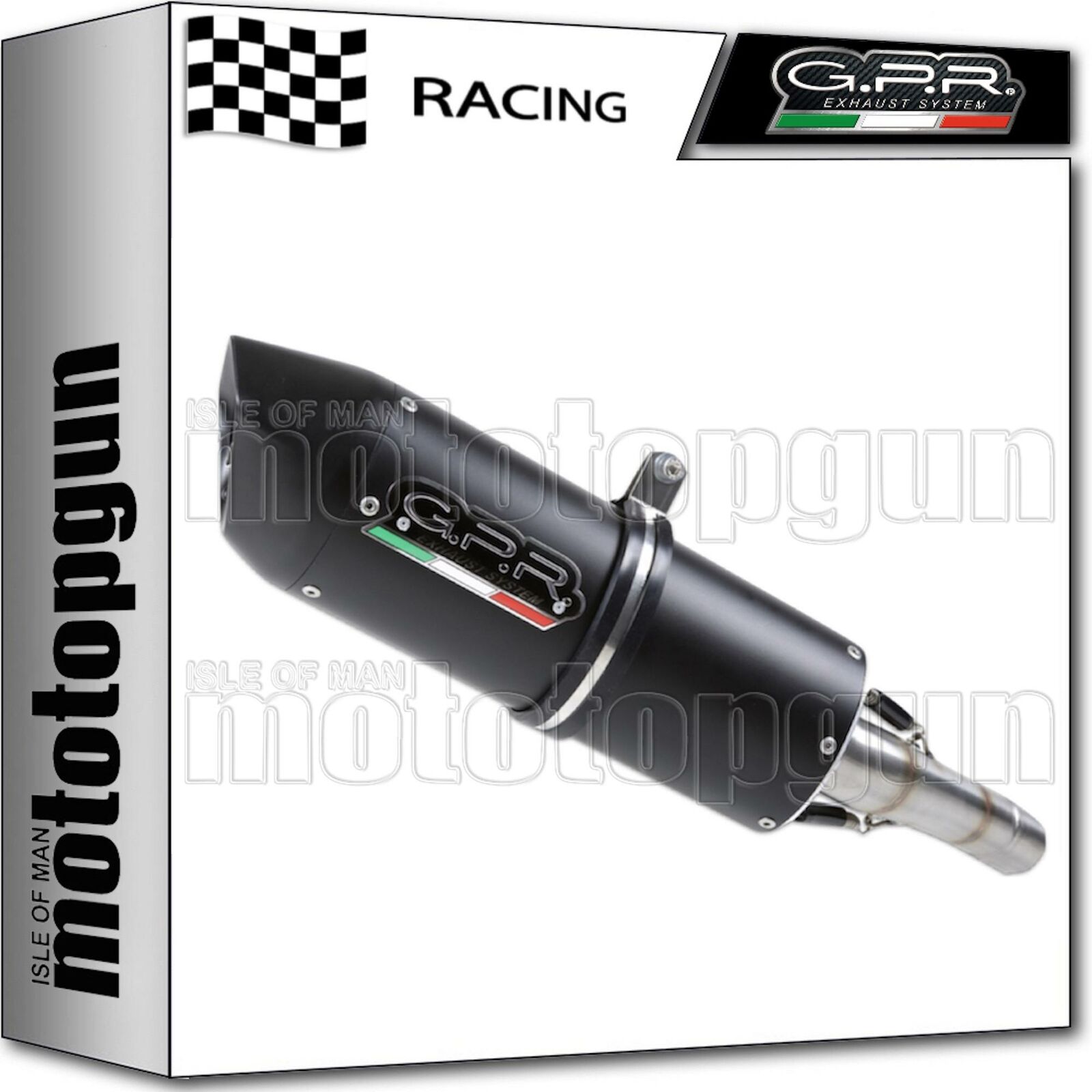 GPR SCARICO COMPLETO RACE FURORE NERO YAMAHA X-MAX 125 2006 06 2007 07 2008 08