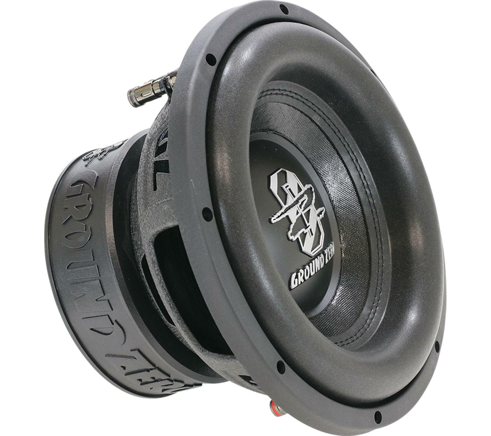 Subwoofer Ground Zero 25 cm GZRW 25-D2 600 watt rms  2x2Ω  sub auto gz 25cm