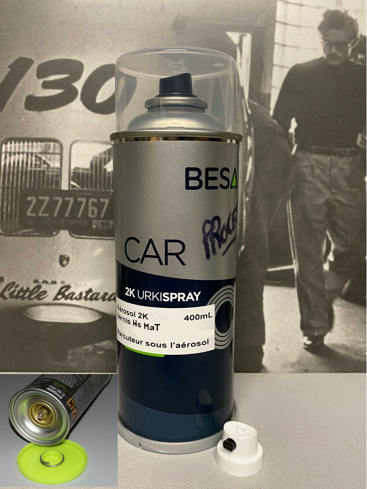 Vernice Carrozzeria: Bomboletta Spray 400ml 2K Matt Poliuretano Indurente