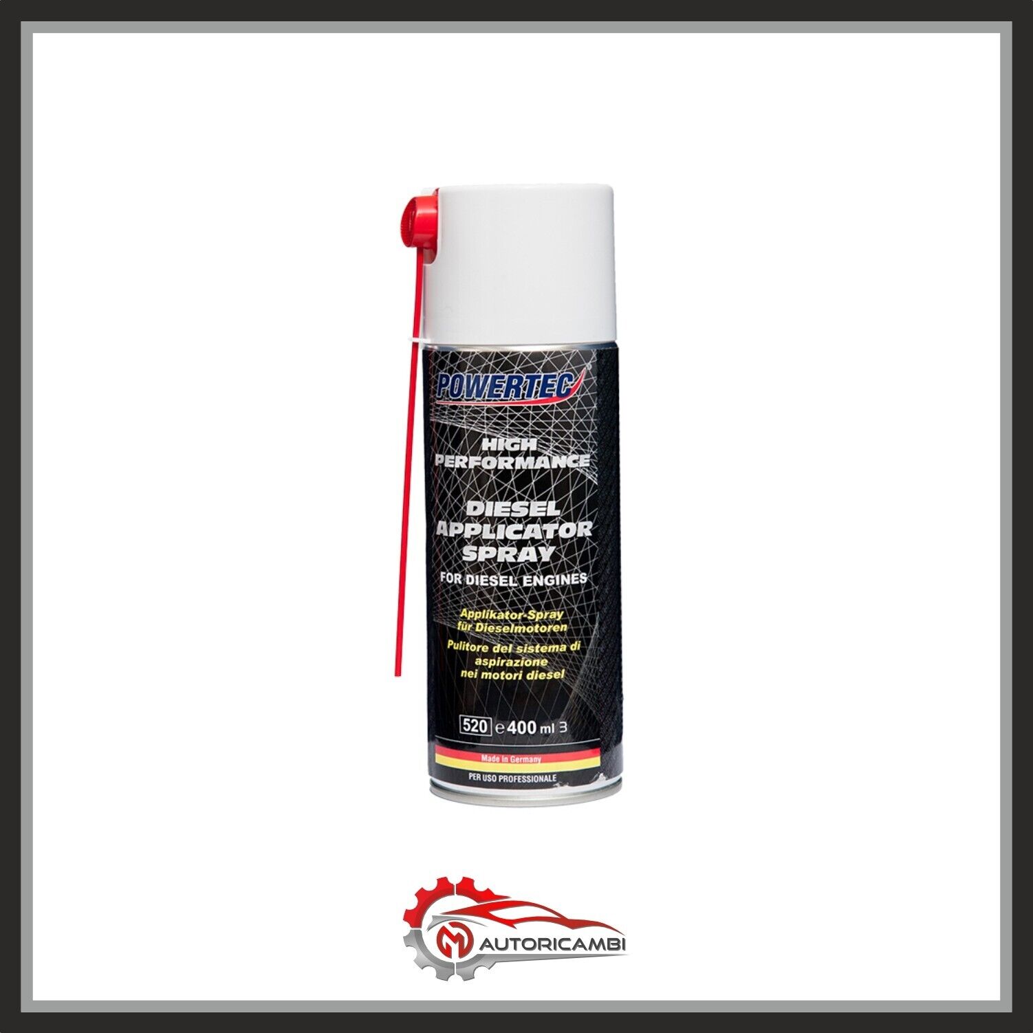 Pulitore Spray Sistema di Aspriazione Motori Diesel Pulizia Catalizzatori 400 ml