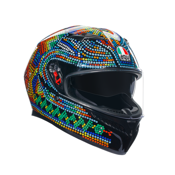 CASCO AGV INTEGRALE DOPPIA VISIERA K3 VALENTINO ROSSI WINTER TEST 2018 TAGLIA XL