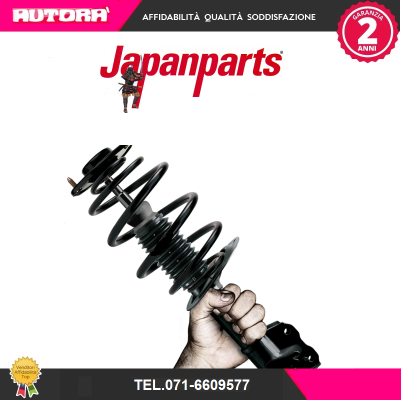MM00655 2 Ammortizzatori post adatto a Fiat 500-126 (MARCA-JAPANPARTS)