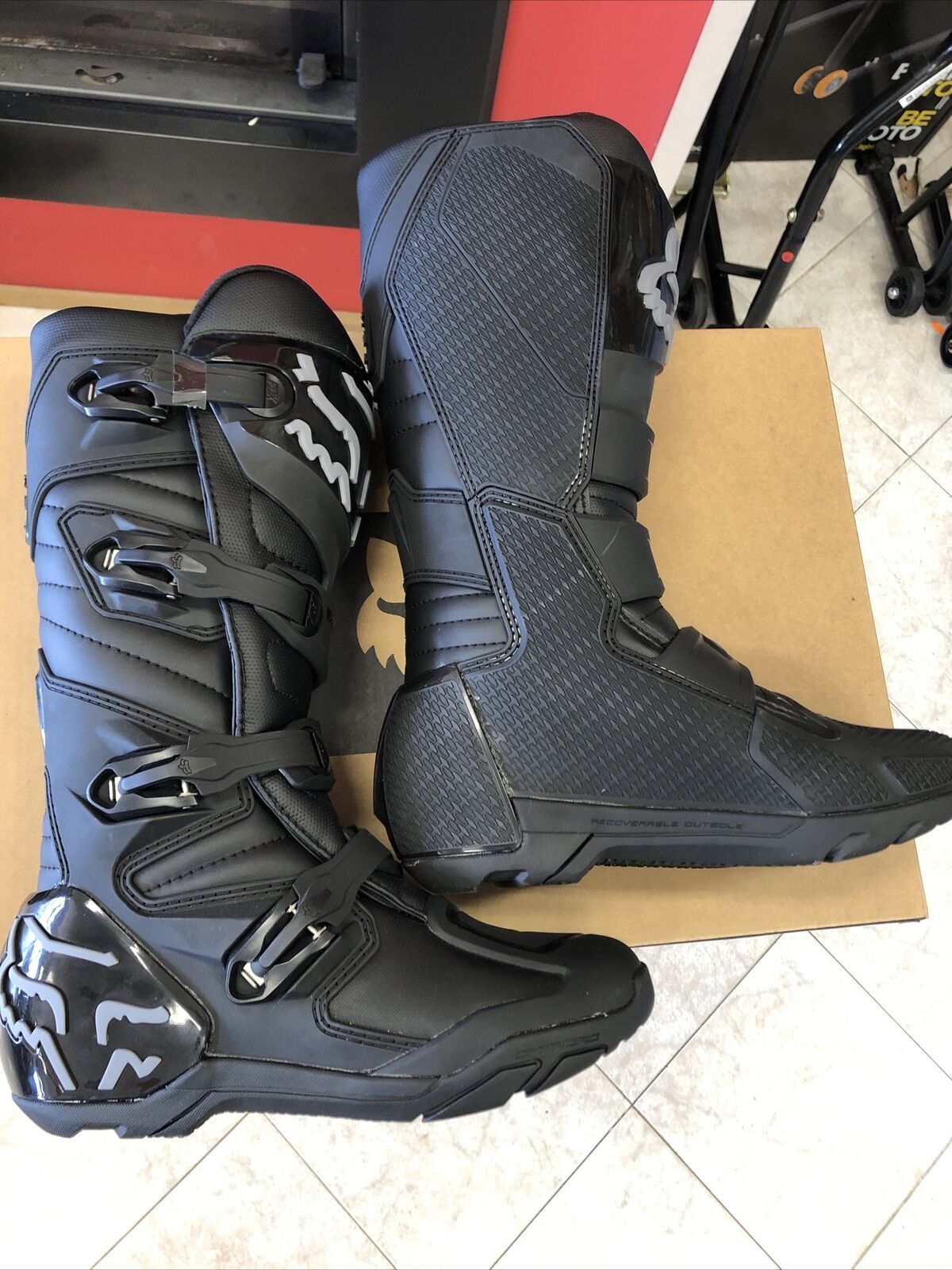 Stivali Fox Comp X Boot Black/Neri TG.12