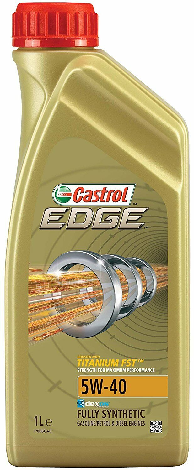 CASTROL EDGE 5W40 TITANIUM FST OLIO MOTORE LONGLIFE LUBRIFICANTE SINTETICO 1L