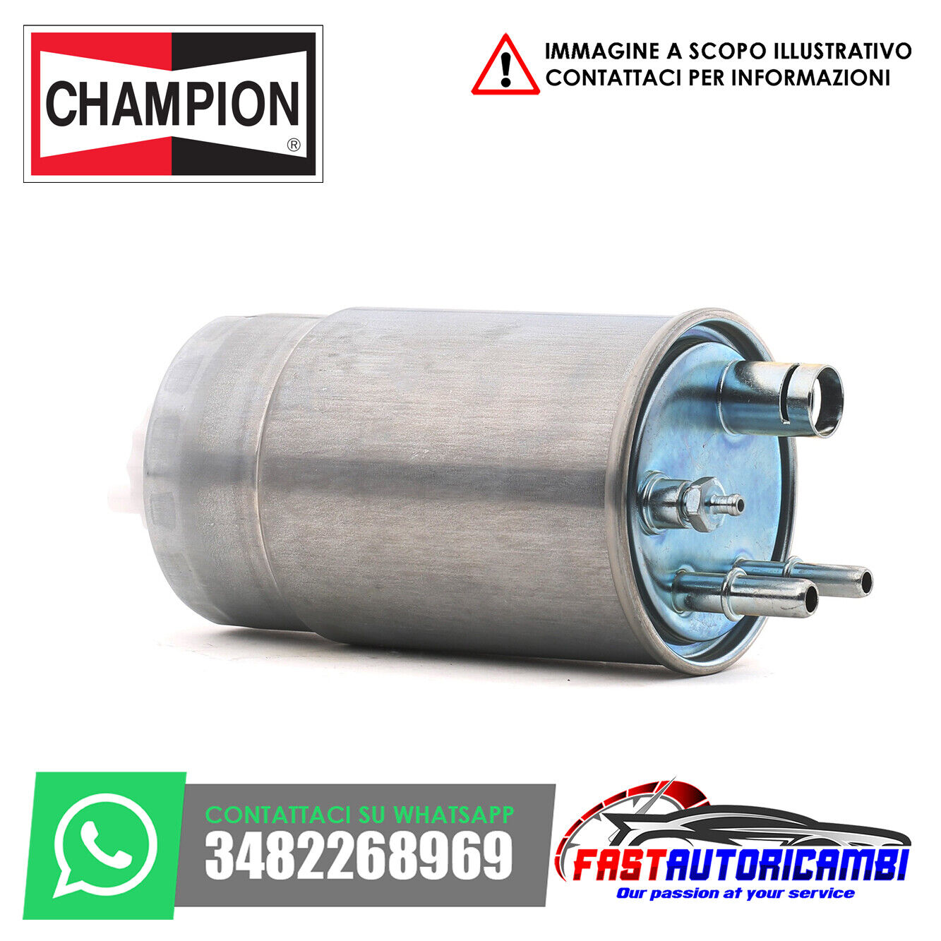 FILTRO GASOLIO 1.3 MULTIJET 75CV EURO 4 FIAT GRANDE PUNTO PUNTO EVO FIORINO QUBO