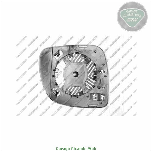 GRWVG8177514-PRS Vetro piastra specchio GRW Sx Sinistro per VW TOUAREG
