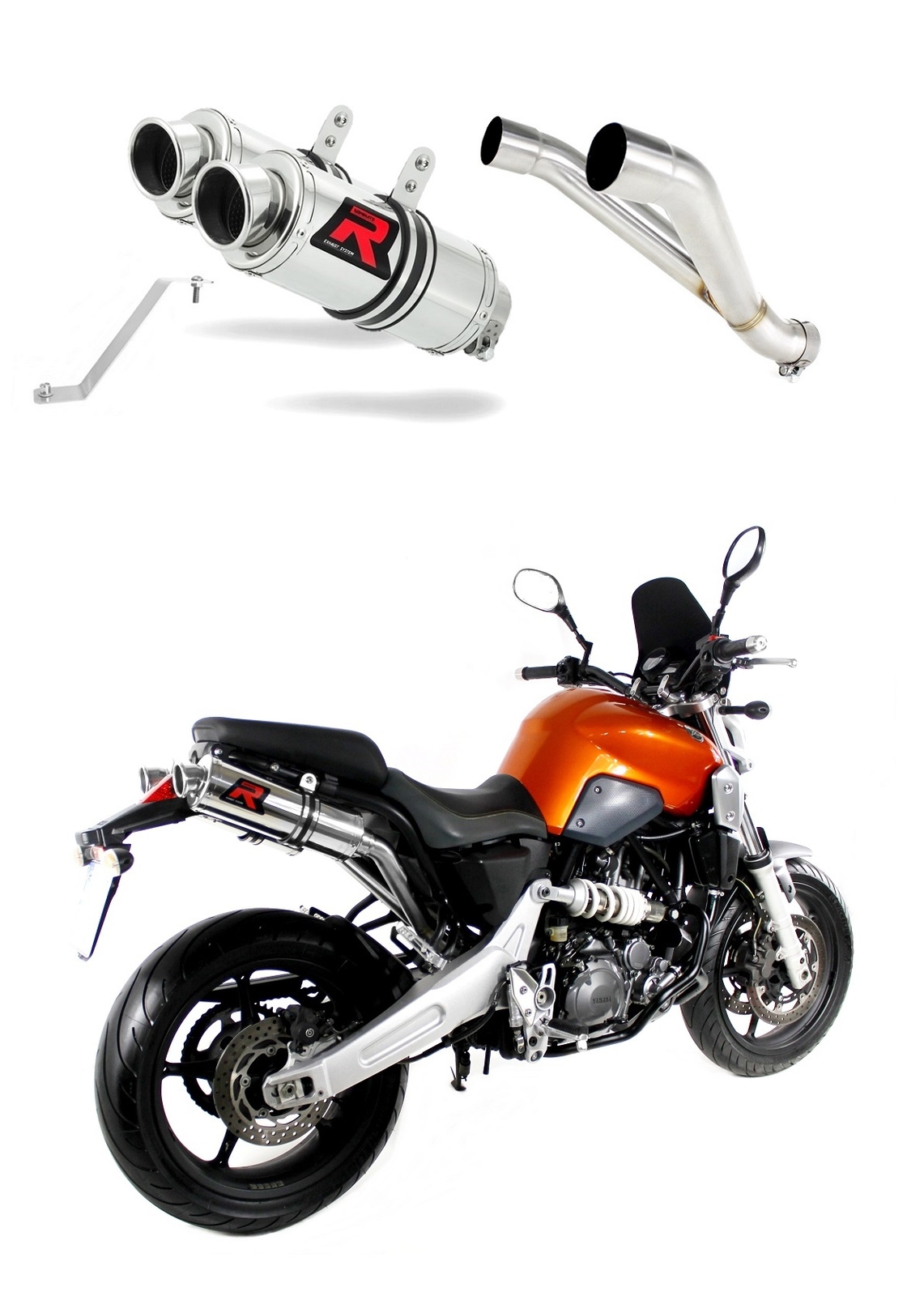 MT 03 660 2006 - 2013 Terminale di Scarico Silenziatore GP1 DOMINATOR