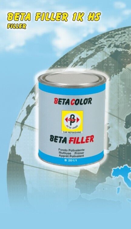 B201 BETA FILLER 1K GRIGIO FONDO NITRO MONOCOMPONENTE ISOLANTE LT.1