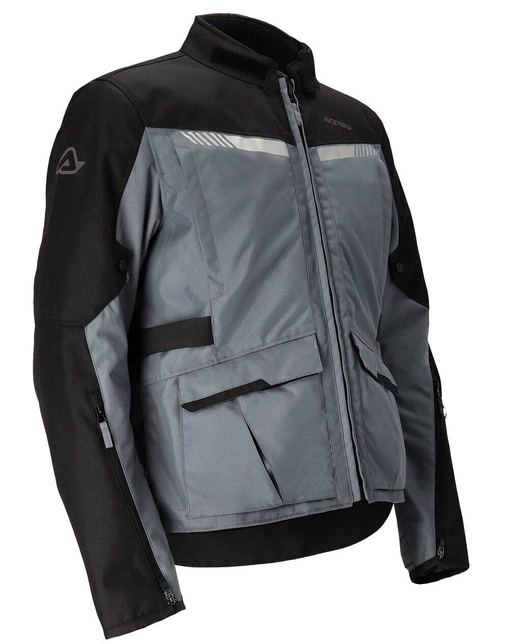 GIACCA MOTO 4 STAGIONI 3 STRATI ACERBIS CE X-TRAIL GRIGIO IMPERMEABILE TG XL
