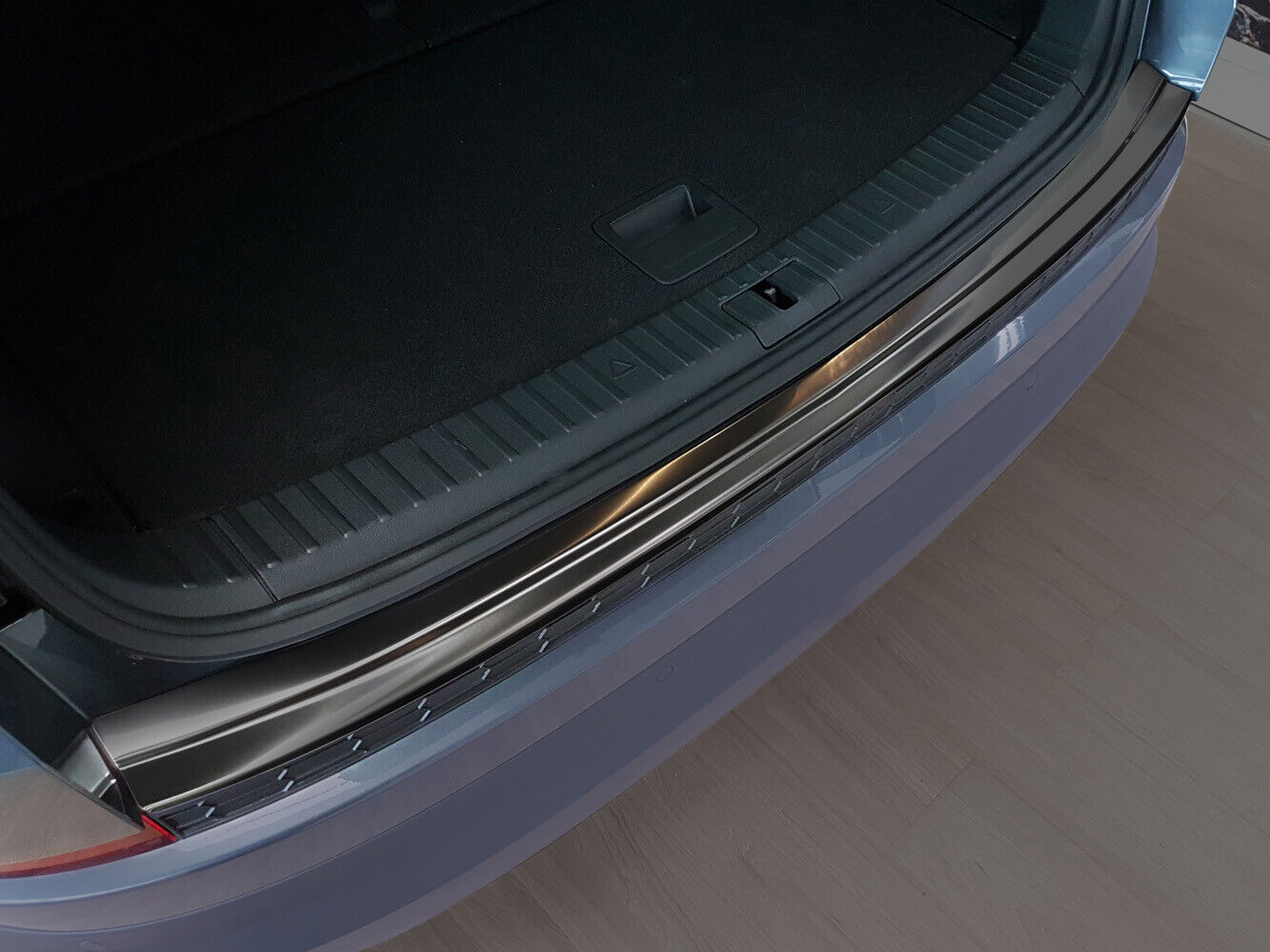 per SKODA KODIAQ 2017-2021 PROTEZIONE POSTERIORE PARAURTI ACCIAIO