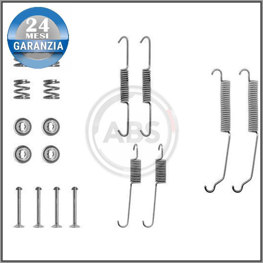 KIT ACCESSORI GANASCE FRENO A.B.S. PER PEUGEOT 205 I PEUGEOT 306 2 PEUGEOT 205 I