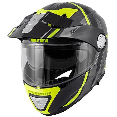 CASCO MODULARE GIVI X33 CANYON DIVISION GIALLO TITANIO LUCIDO TG S ULTIMO!!!