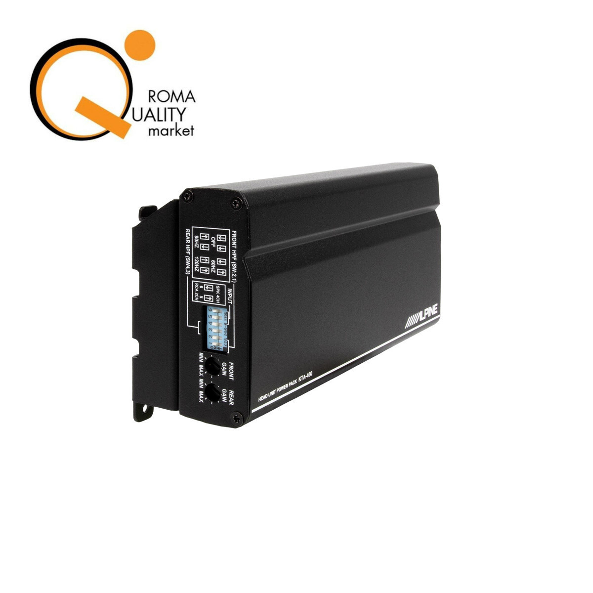 ALPINE KTA-450 Amplificatore 4 Canali Compatto Power Pack Classe D 4 x 50 W RMS