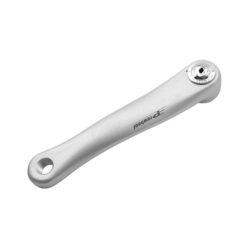 Left hand crank PROWHEEL Aluminium silver 170mm - square hub
