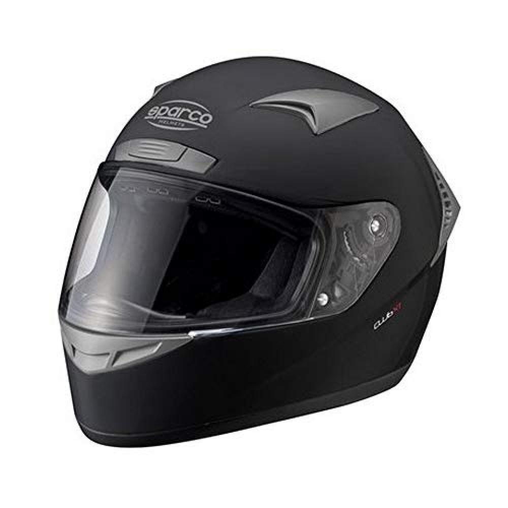 (TG. L) Sparco Casco Moto Club X–1 Nero Taglia L - NUOVO