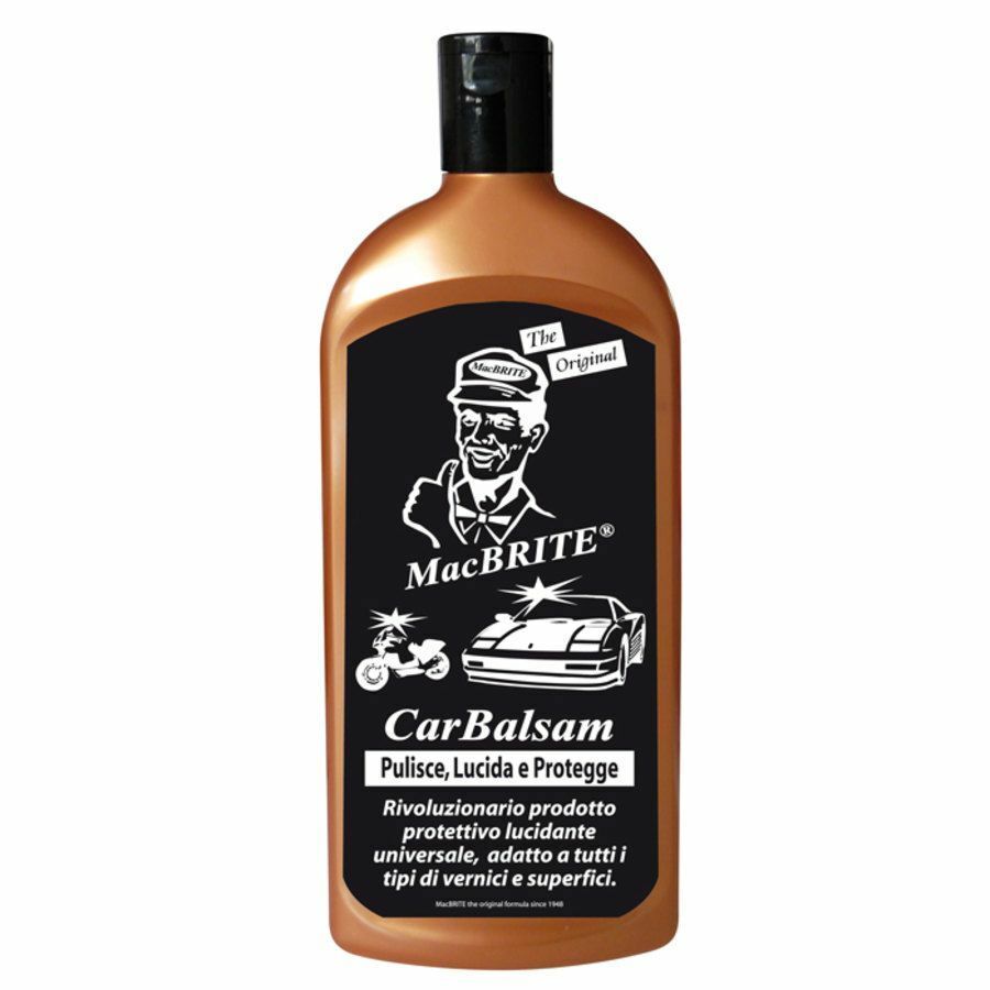 CERA SINTETICA LUCIDATORE SENZA CERE NE SILICONE MAC BRITE CAR BALSAM PROTEZIONE