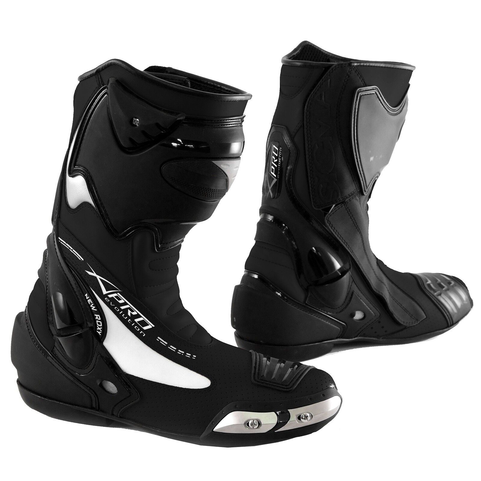 Racing Sport Track Boots Road runner Performance Mototcycle Motorbike  Black 44
