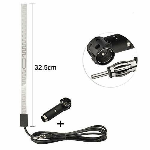 Eightwood Antenna per Autoradio Connector DIN FM Antenna Autoradio Stereo (U8U)