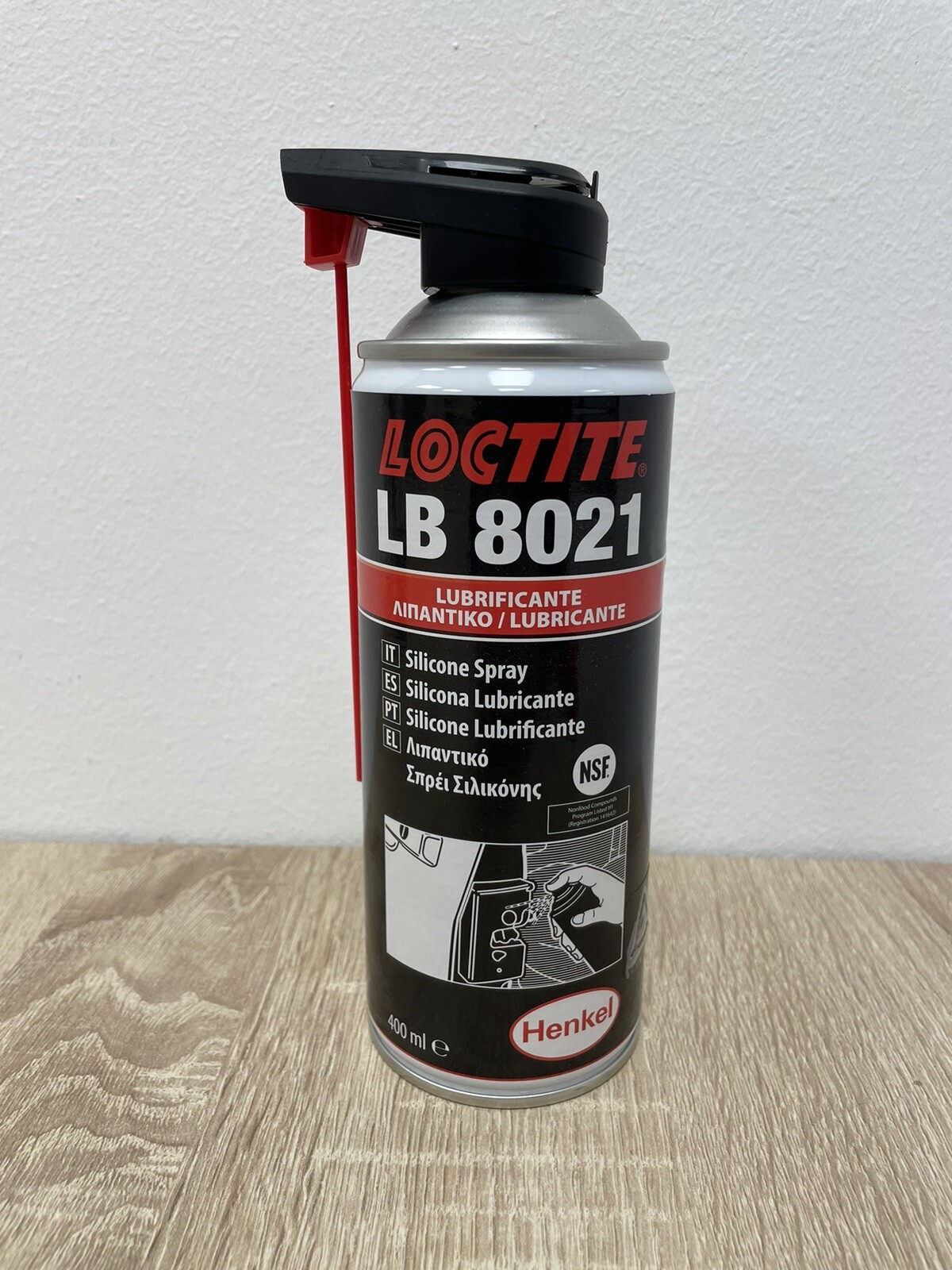 LOCTITE LB 8021 SILICONE SPRAY LUBRIFICANTE MULTIUSO 400ml