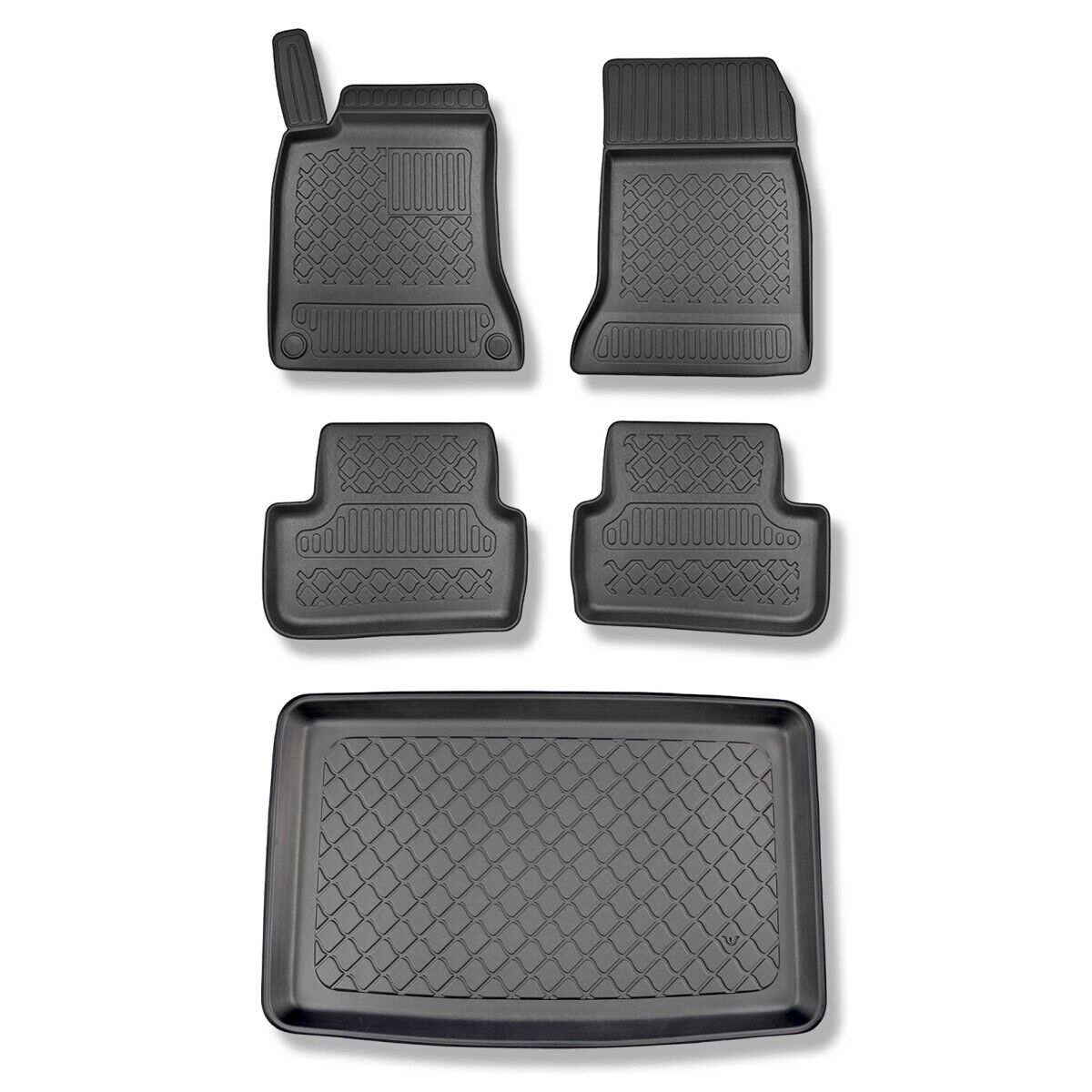 S.7573 Set tappetino per bagagliaio e tappetini per Mercedes Klasa B W246 11-18