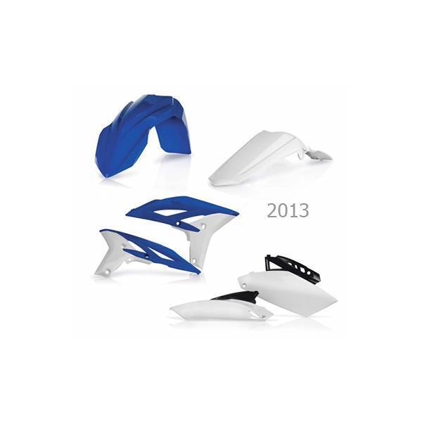 kit plastiche carene Yamaha Yzf 250 2010 2011 2012 2013 replica bianco blu