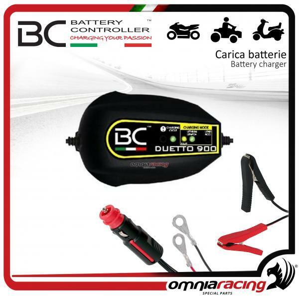 Caricabatterie BC Battery Duetto 900 1Ah per batterie Piombo/acido e Litio 12Ah