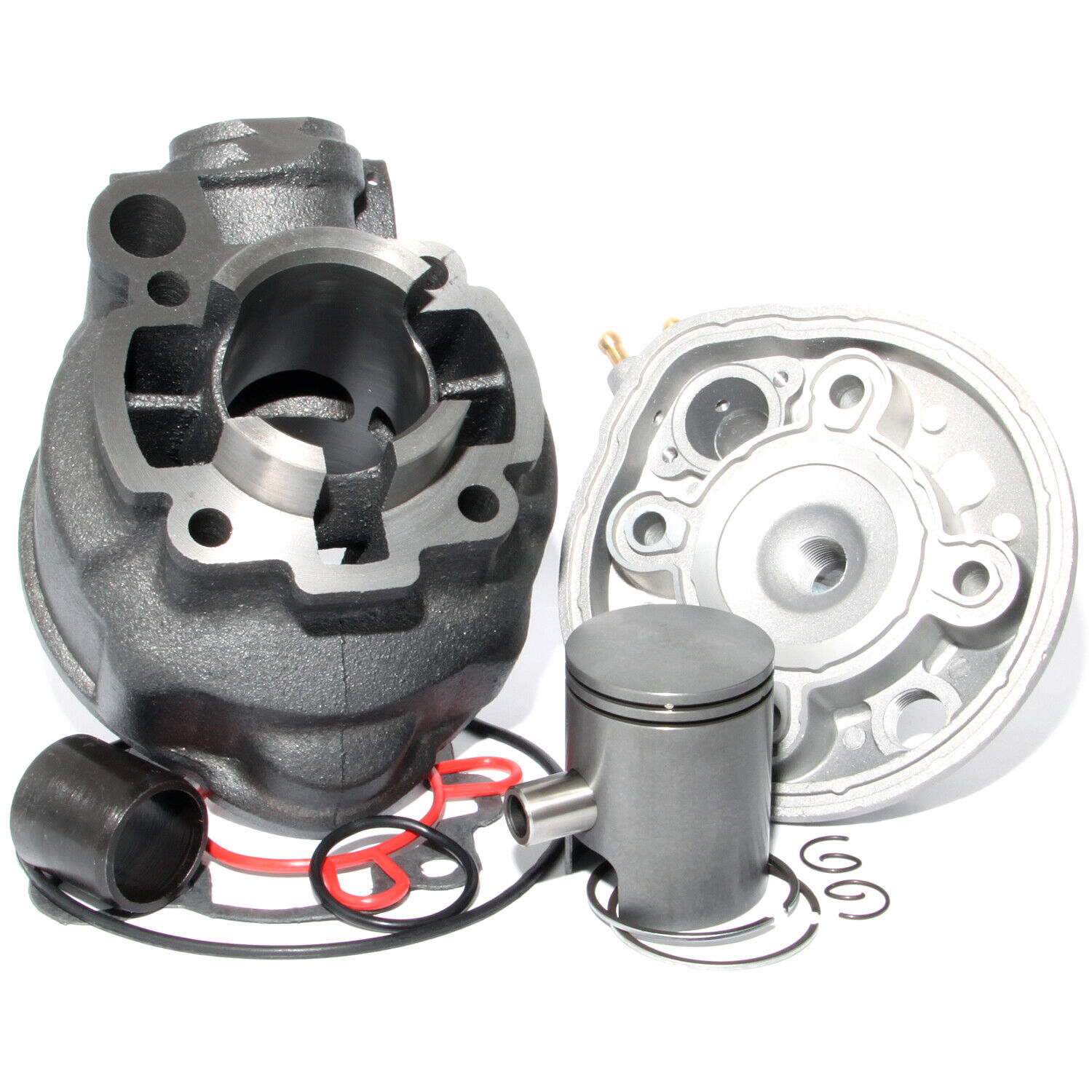 Easyboost Gruppo Termico Cilindro 50 AM6 Ghisa Testa Pistone Segmenti Omologato