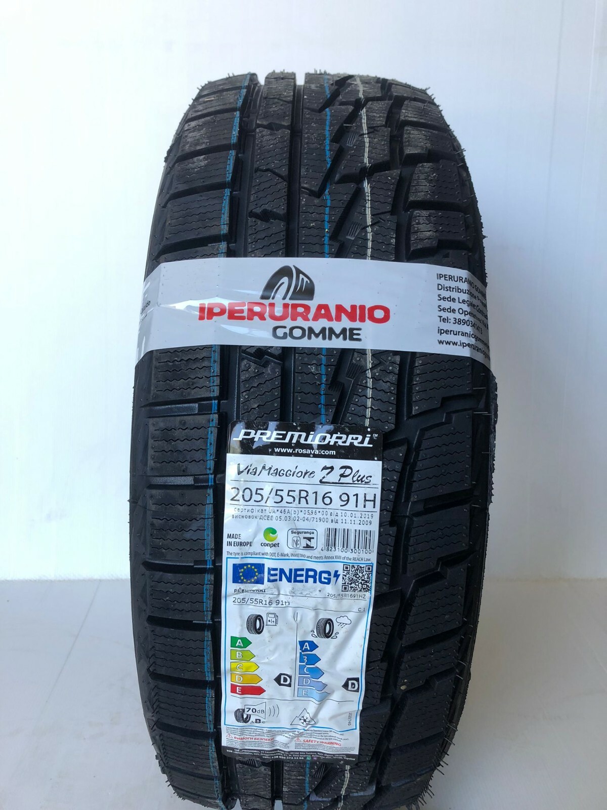 Pneumatici Nuovi 205/55R16 91 H Premiorri Via Maggiore ZPLUS  2055516 INVERNALI