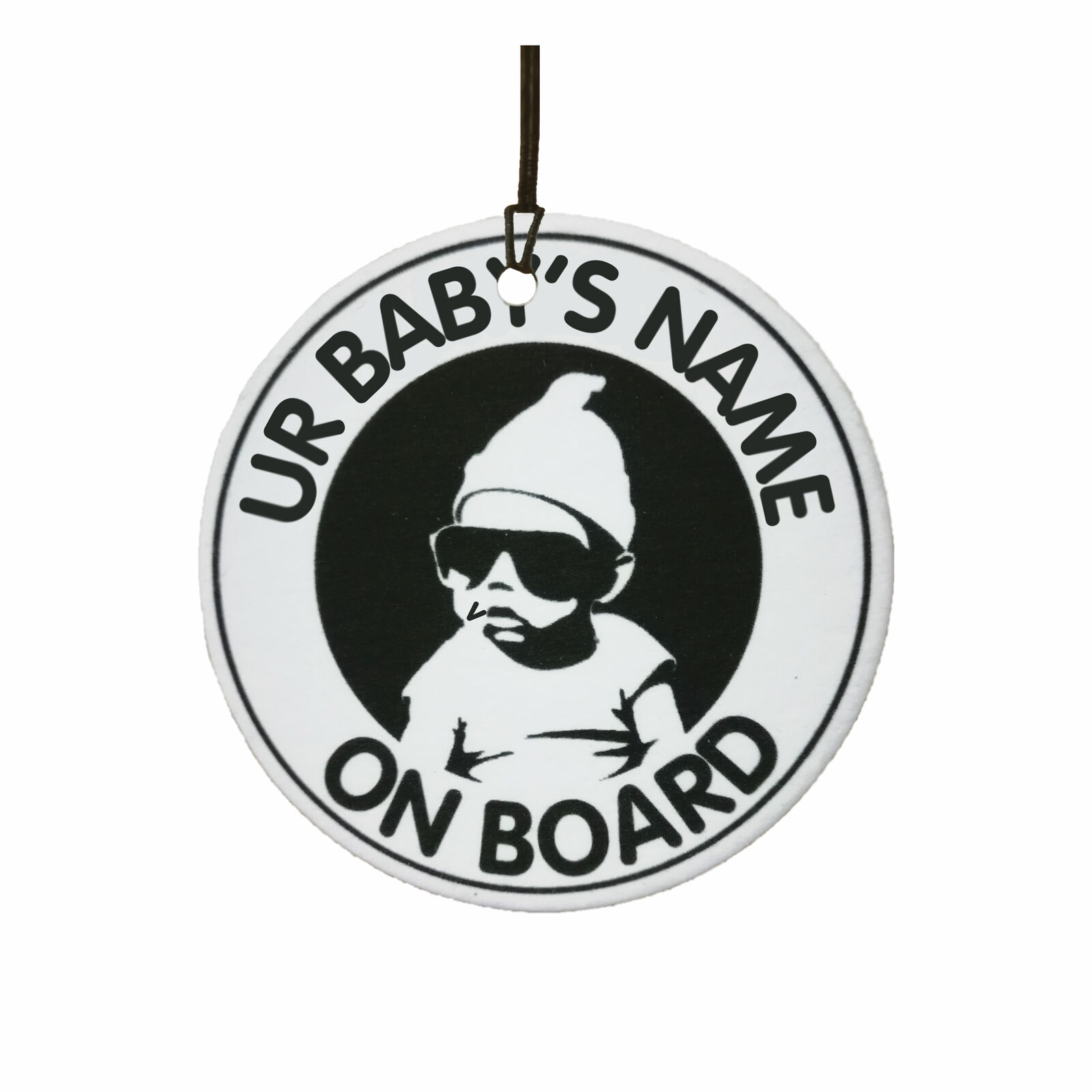 Deodorante Per Auto PERSONALISED COOL BABY ON BOARD
