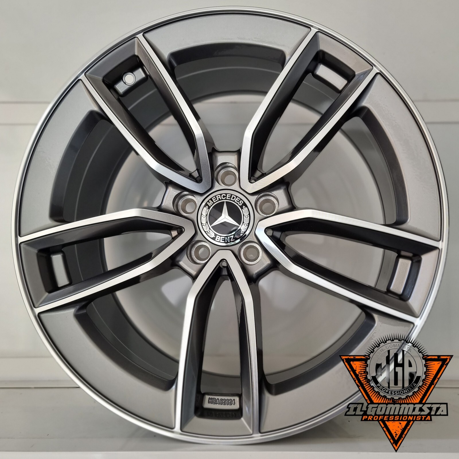 IGP21 KIT 4 Cerchi In Lega 19" Compatibili con Mercedes CLA GLA GLB GLC Classe E
