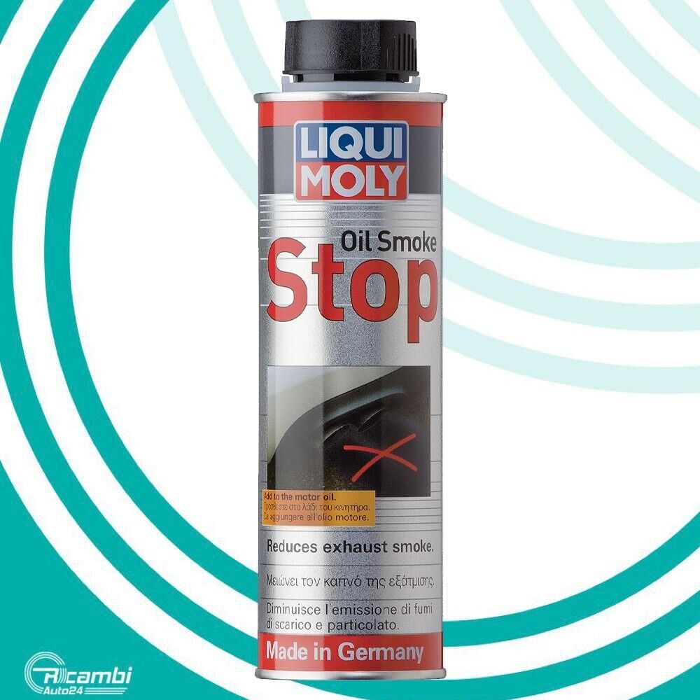 LIQUI MOLY 8901 ADDITIVO OIL SMOKE STOP BENZINA DIESEL RIDUCE EMISSIONI FUMO BLU