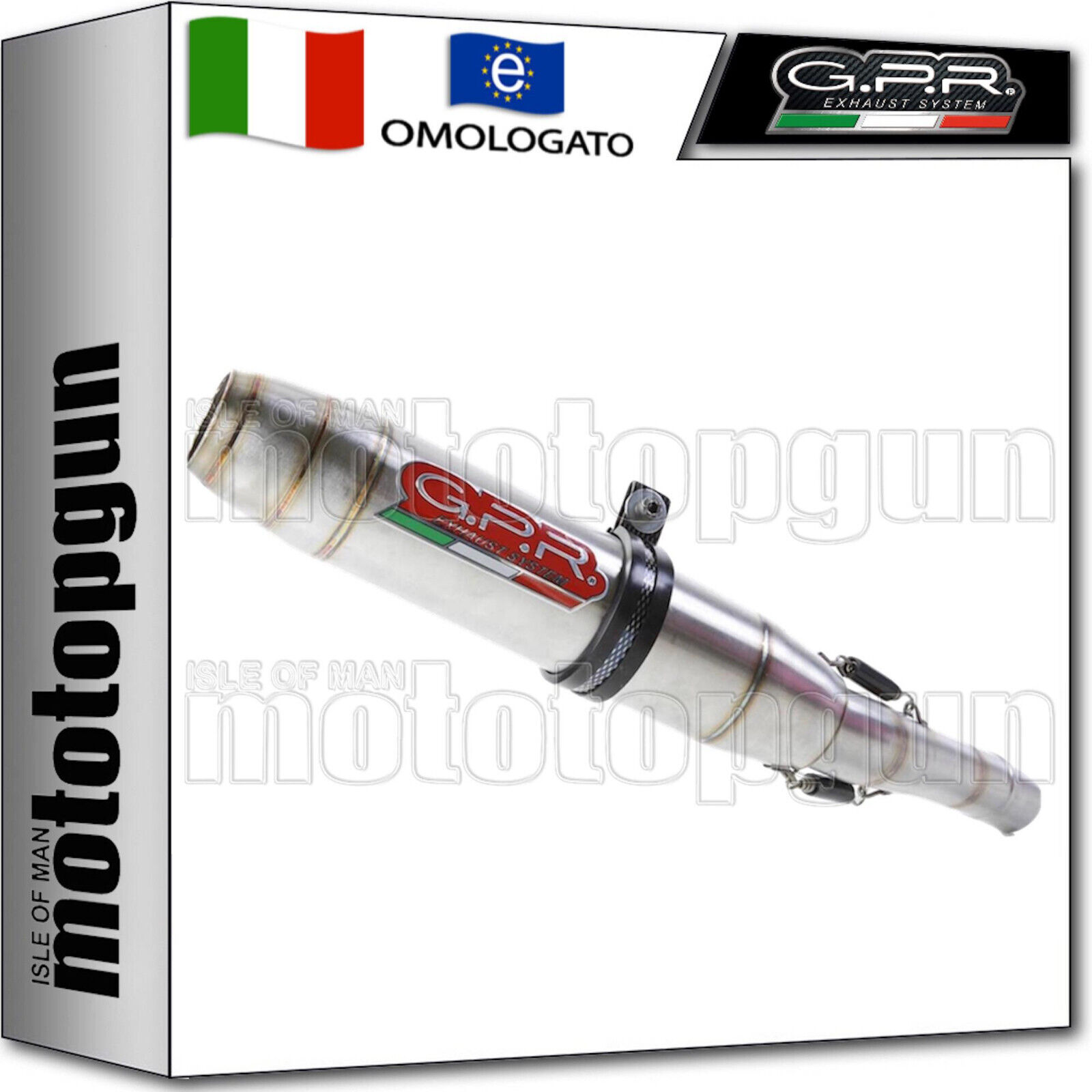 GPR SCARICO OMOLOGATO DEEPTONE FANTIC MOTOR XMF 125 2021 21 2022 22