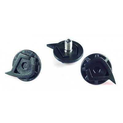 HEBO Set di ricambio di 3 viti per schermo visiera casco bici FIBRA/CARBONO