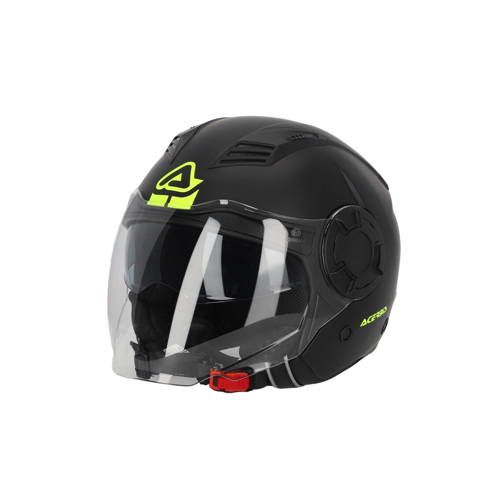 CASCO ACERBIS - JET VENTO - NERO OPACO TAGLIA L - OMOLOGATO ECE 22.06