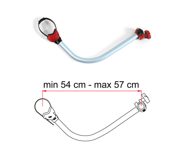 BRACCETTO PER CARRY-BIKE BIKE BLOCK PRO 4 RED 04133C01-