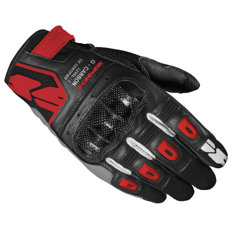Guanti Spidi G-Carbon Rosso TG. XL