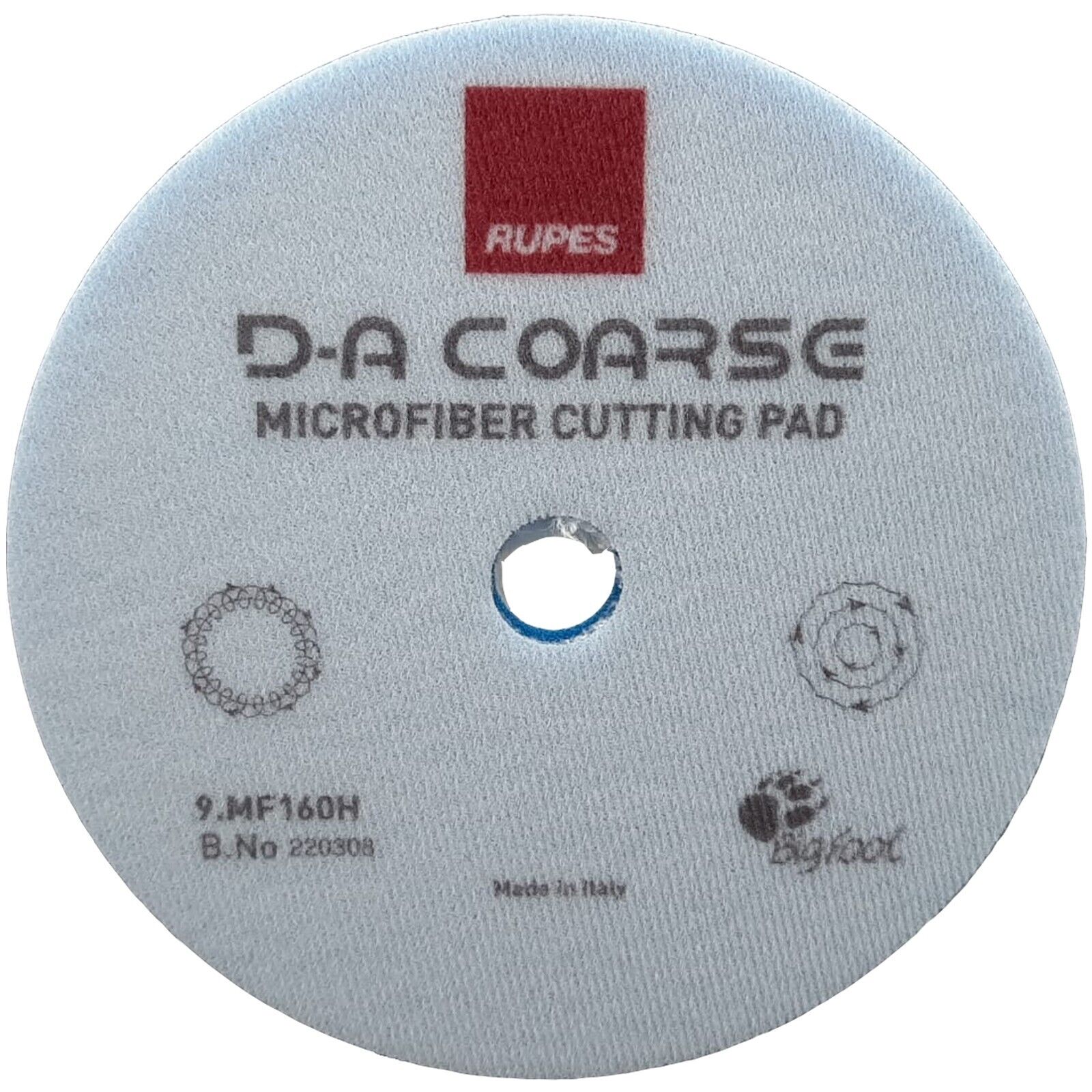Tampone Spugna in Microfibra Lucidatura Carrozzeria RUPES BigFoot Coarse MF80H