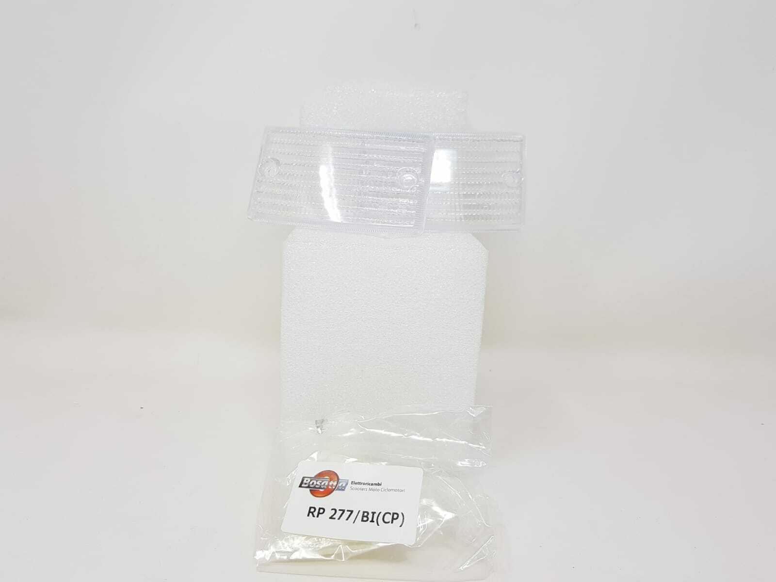 COPPIA GEMME FRECCE BIANCHE ANTERIORI VESPA PK 50/80/100/125 PK-S BOSATTA RP277