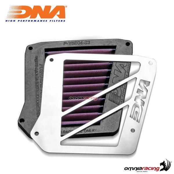 DNA air box cover stage 2 stainless steel+DNA air filter Yamaha XT660R/X 04>14