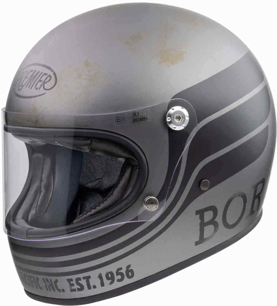 PREMIER TROPHY BTR 17 BM BM TG  M -  CASCO HELMET MOTO INTEGRALE VINTAGE FIBRA