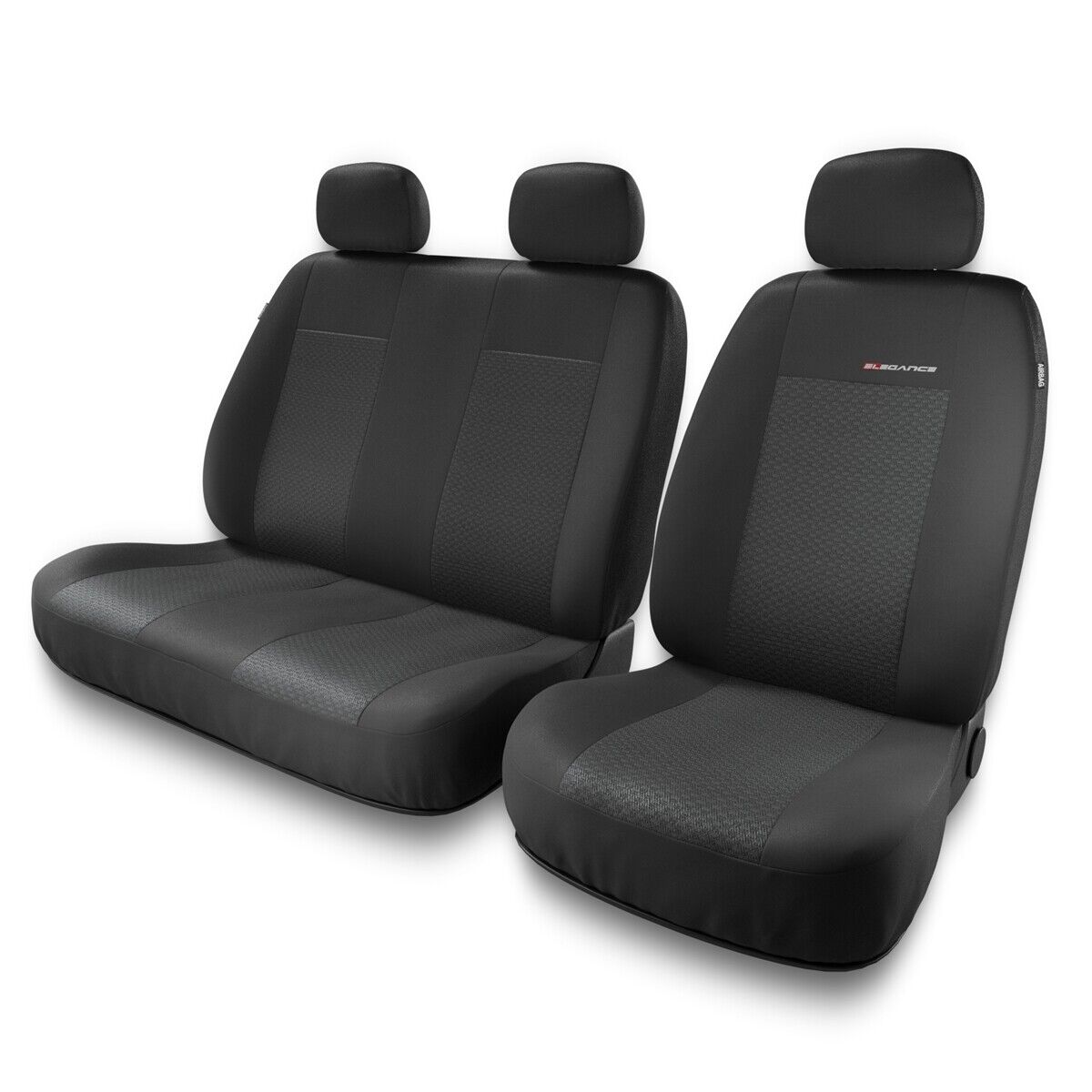 Universale Set coprisedili auto per CITROEN BERLINGO VAN I II III Grigio (BE-3)