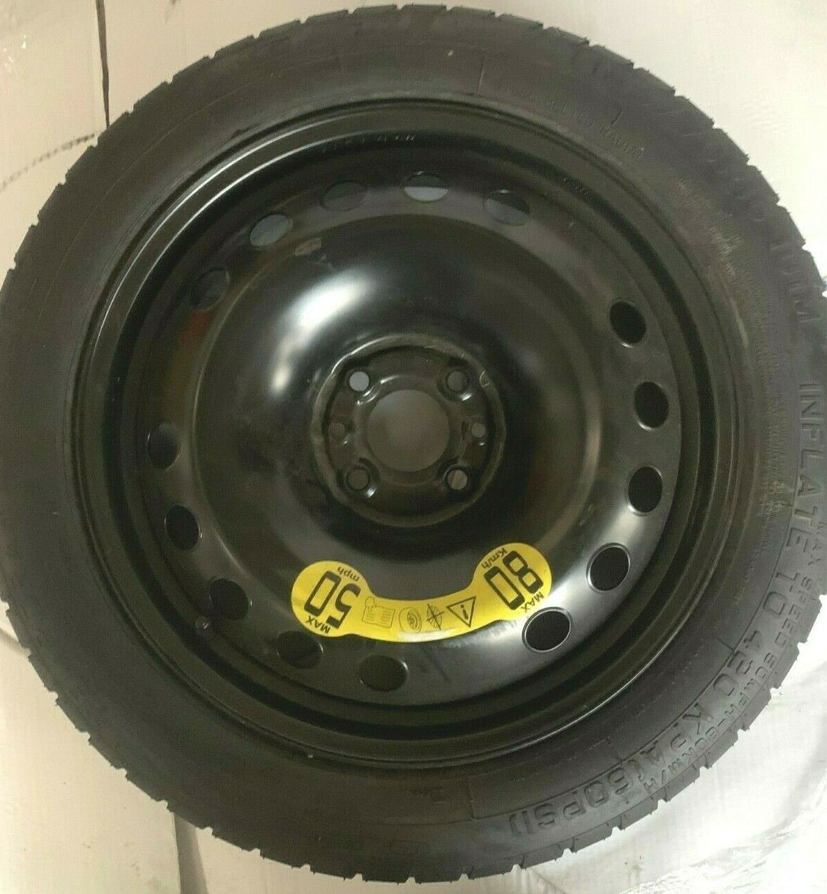 RUOTINO DI SCORTA ORIGINALE 16" ABARTH 595 ALFA ROMEO MITO FIAT 500 STILO PANDA