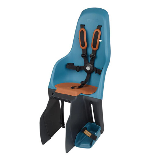 Porte bebe ar sur porte bagage polisport minia bleu coussin marron -22kg