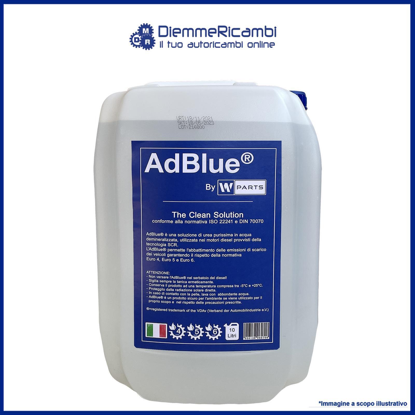 ADBLUE AD Blue Tanica per Veicoli Euro 4, 5, 6 -SCR Auto Fusto 10 Litri - ITALIA