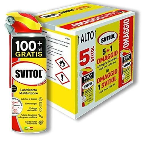 Arexons Lubrificanti Svitol 2120 Spray 5+1 Gratis 400+100ml 8002565021201