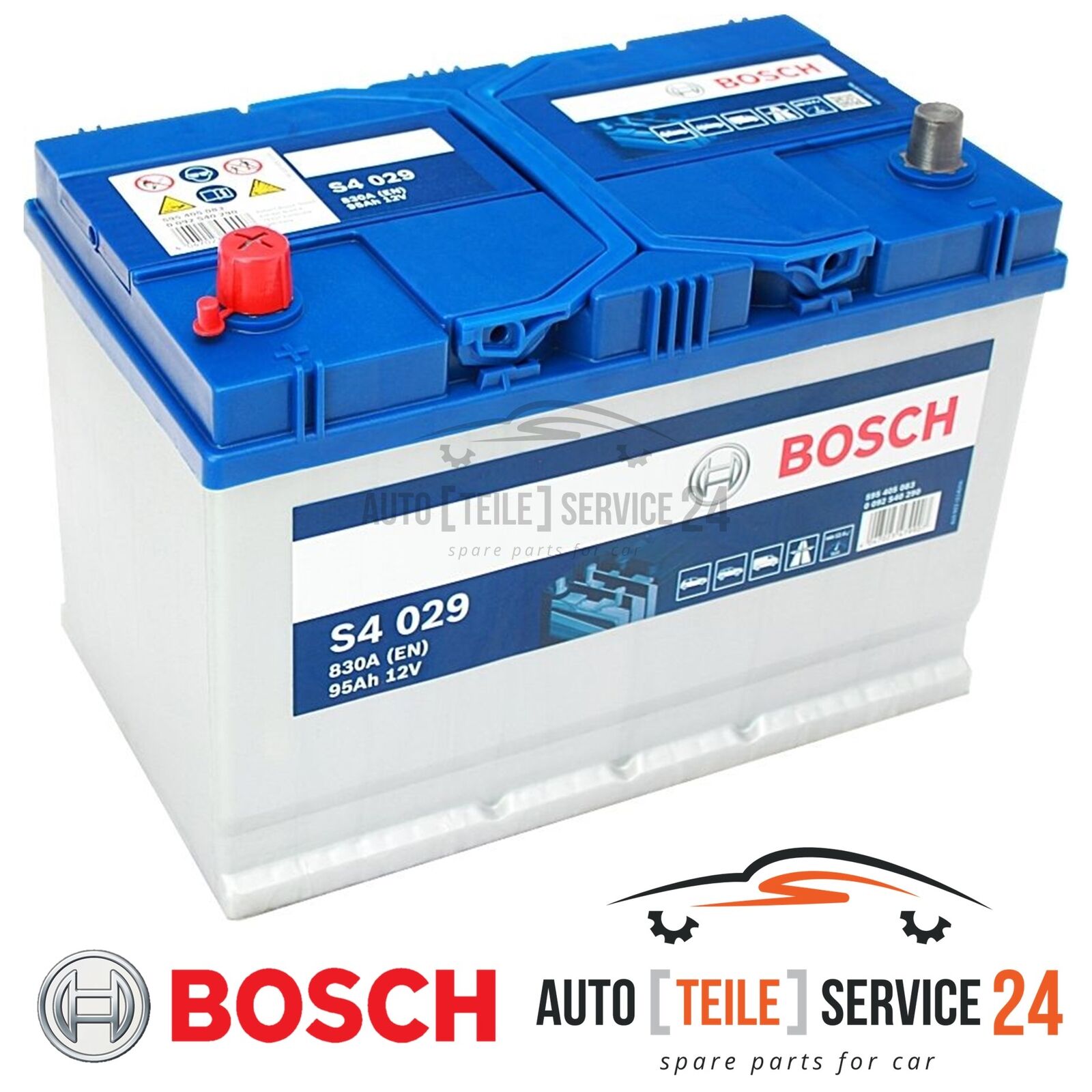 Batteria Avviamento Bosch 0092S40290 S4 per Chrysler Daf Ford Mitsubishi Nissan