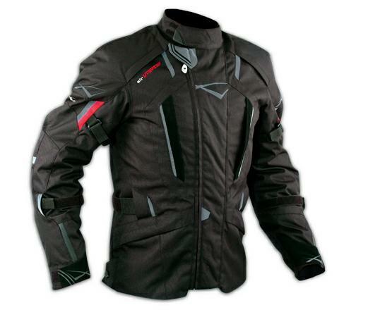 Motorbike Motorcycle Waterproof CE Armours Textile Touring Tex Jacket  Black L