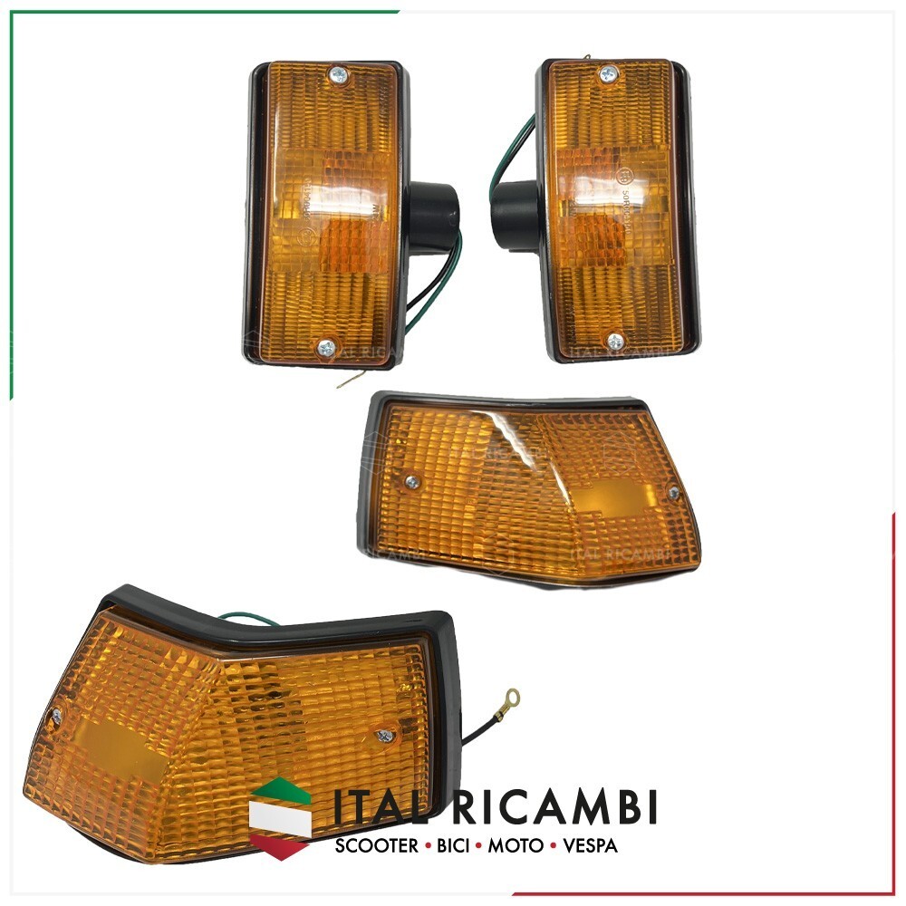 KIT 4 FRECCE ARANCIO PIAGGIO VESPA PX 125 ARCOBALENO 125