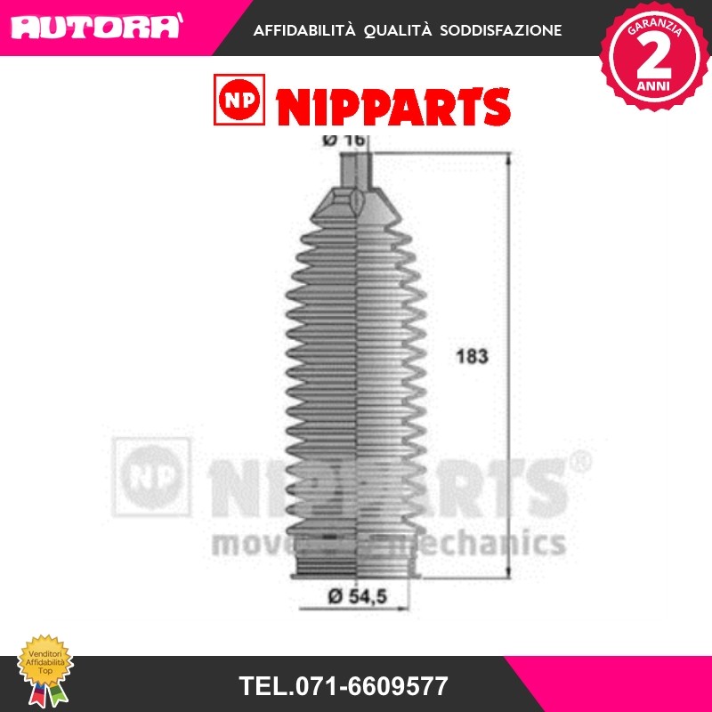 N2840512 Kit soffietto, Sterzo (MARCA-NIPPARTS)