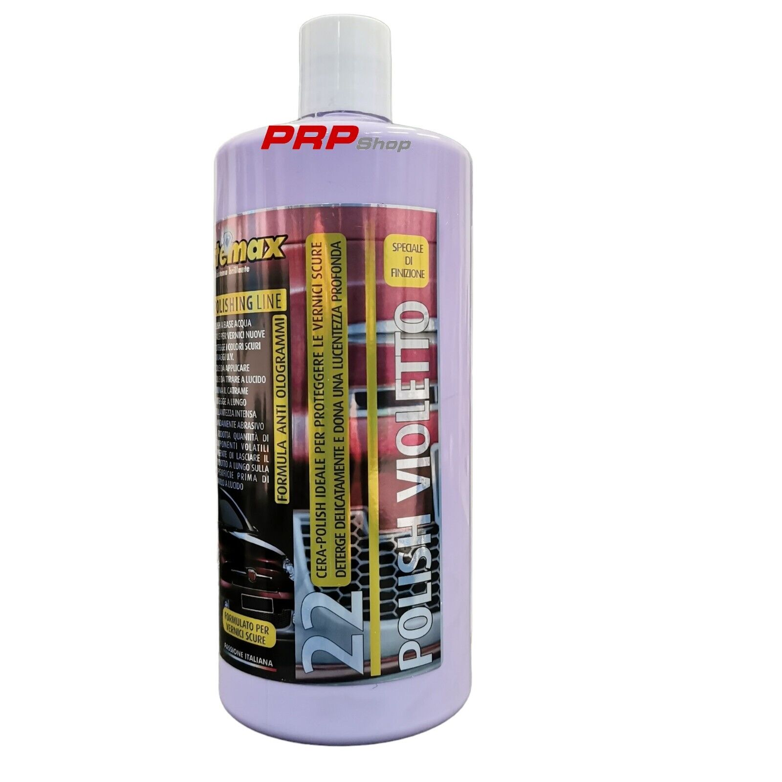 Sistemax Polish Violetto 22 Protezione Delle Vernici Scure Di Auto, Camper, Moto